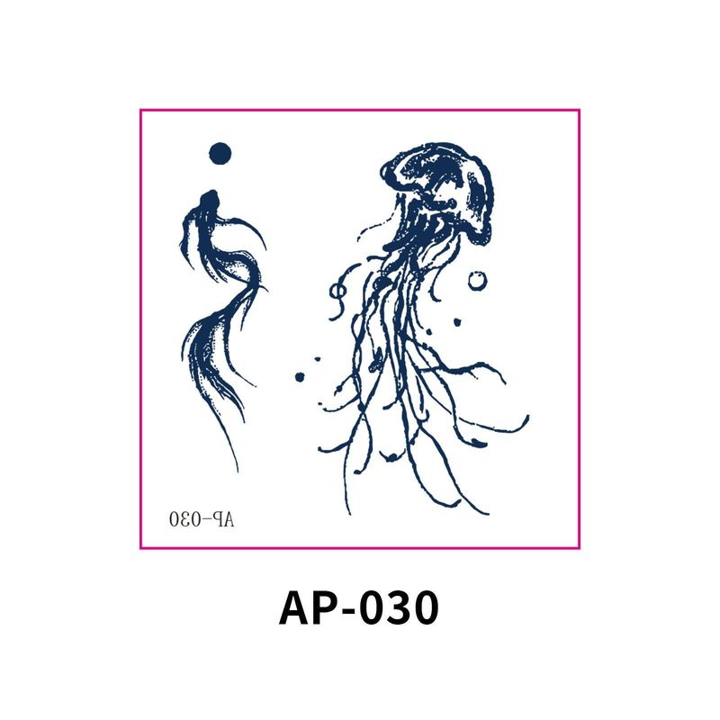 New In Stock Waterless Second Print Herbal Semi-permanent Tattoo Sticker Waterproof Long-lasting Cartoon Ins Wind Arm Tattoo Sticker Fashion