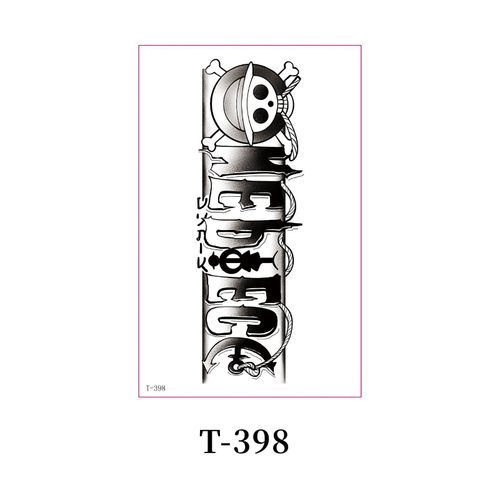 New Single Black Tattoo Sticker Waterproof Men's And Women's Small Arm Flower Arm Distinctive Lasting High-end Sense Internet Celebrated Lasting Tattoo  Fashion