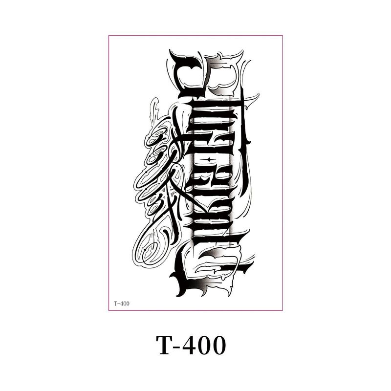 New Single Black Tattoo Sticker Waterproof Men's And Women's Small Arm Flower Arm Distinctive Lasting High-end Sense Internet Celebrated Lasting Tattoo  Fashion