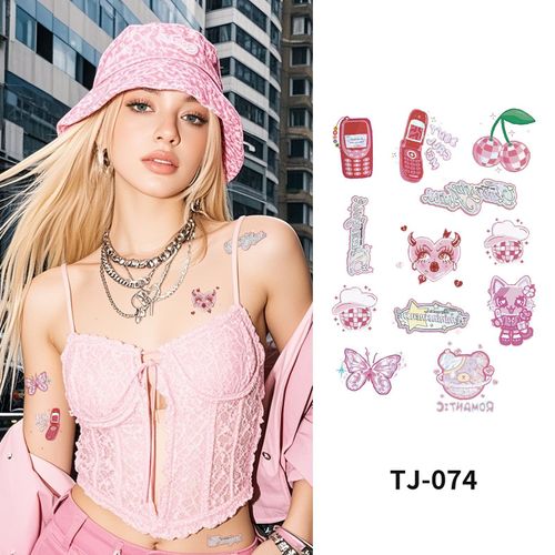 New Color Butterfly Laser Tattoo Sticker Waterproof Long-lasting Cute Dopamine Arm Simulation Tattoo Sticker Fashion