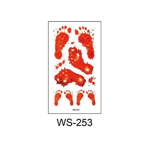 New Halloween Scar Tattoo Stickers for Parties, Horror and Bloody Wound Makeup, Disposable Temporary Scar Stickers