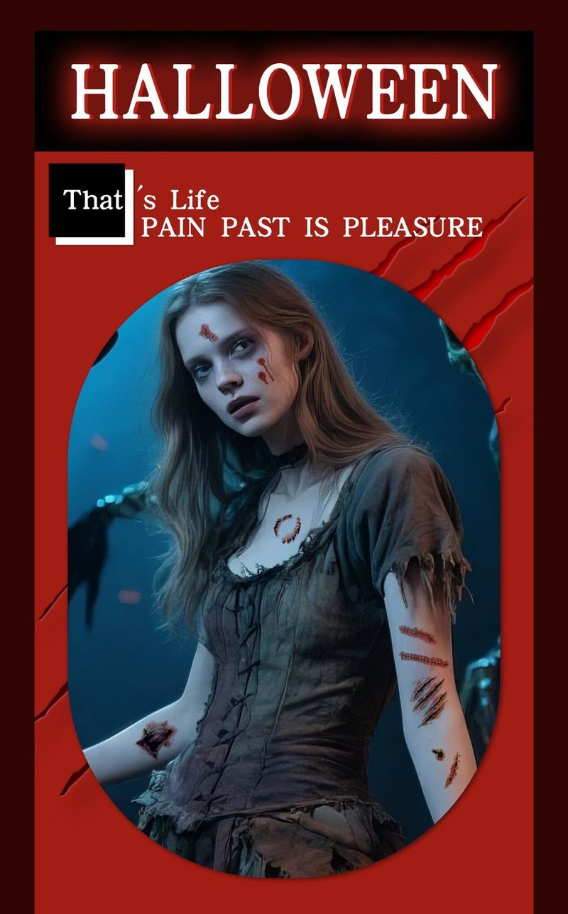 New Halloween Scar Tattoo Stickers for Parties, Horror and Bloody Wound Makeup, Disposable Temporary Scar Stickers