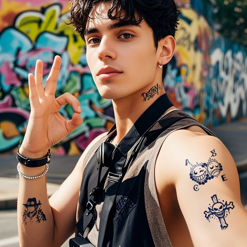 New Waterproof Herbal Juice Tattoo Sticker Cool Trendy Juice Semi-permanent Lasting Color Photography Sticker For Men And Women Fashion