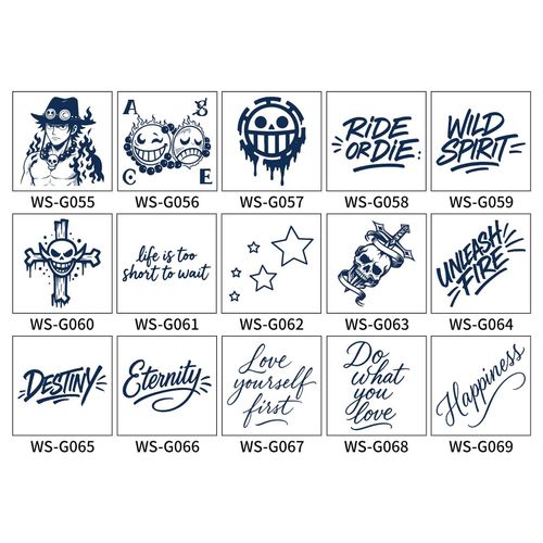 New Waterproof Herbal Juice Tattoo Sticker Cool Trendy Juice Semi-permanent Lasting Color Photography Sticker For Men And Women Fashion