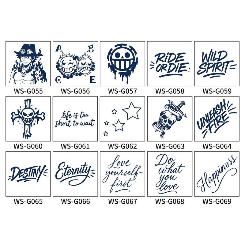 New Waterproof Herbal Juice Tattoo Sticker Cool Trendy Juice Semi-permanent Lasting Color Photography Sticker For Men And Women Fashion