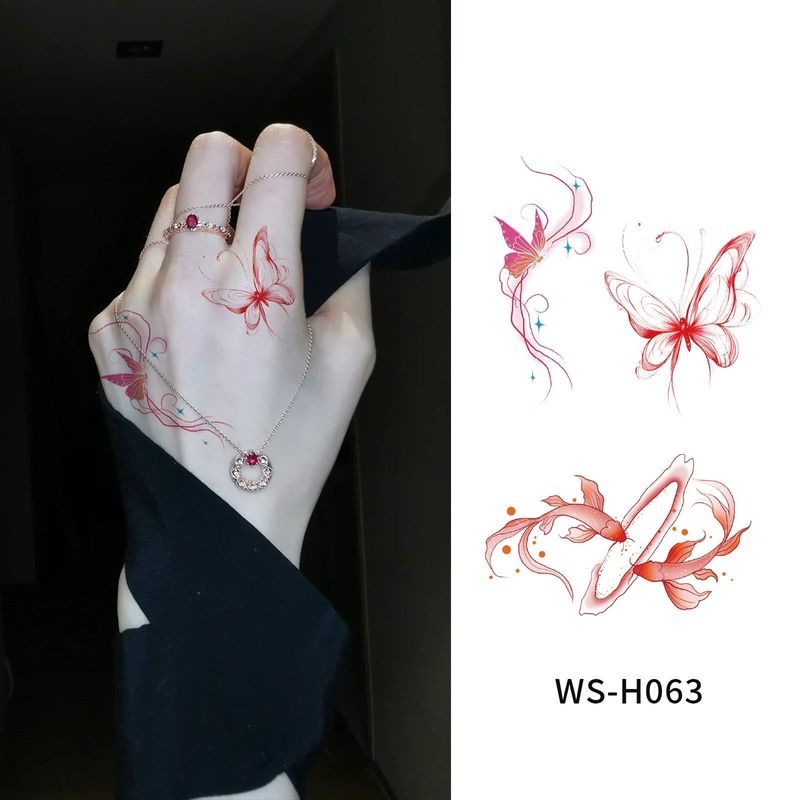 New Finger Tattoo Stickers Cute English Waterproof Long-lasting Collarbone Decorative Bracelet Disposable Tattoo Stickers Fashion