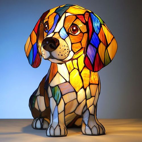 Border Collie Lampe