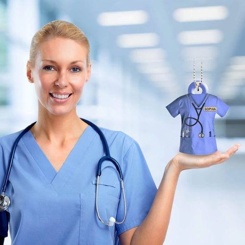 هدية حلية ممرضة-حلية شخصية من الأكريليك