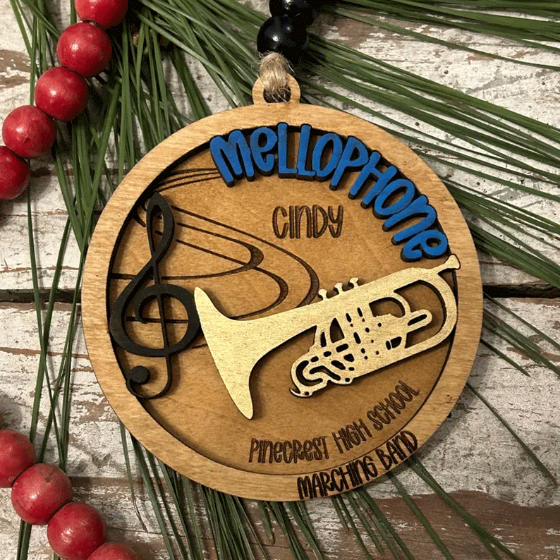 شخصية الفرقة مسيرة زخرفة شجرة عيد الميلاد