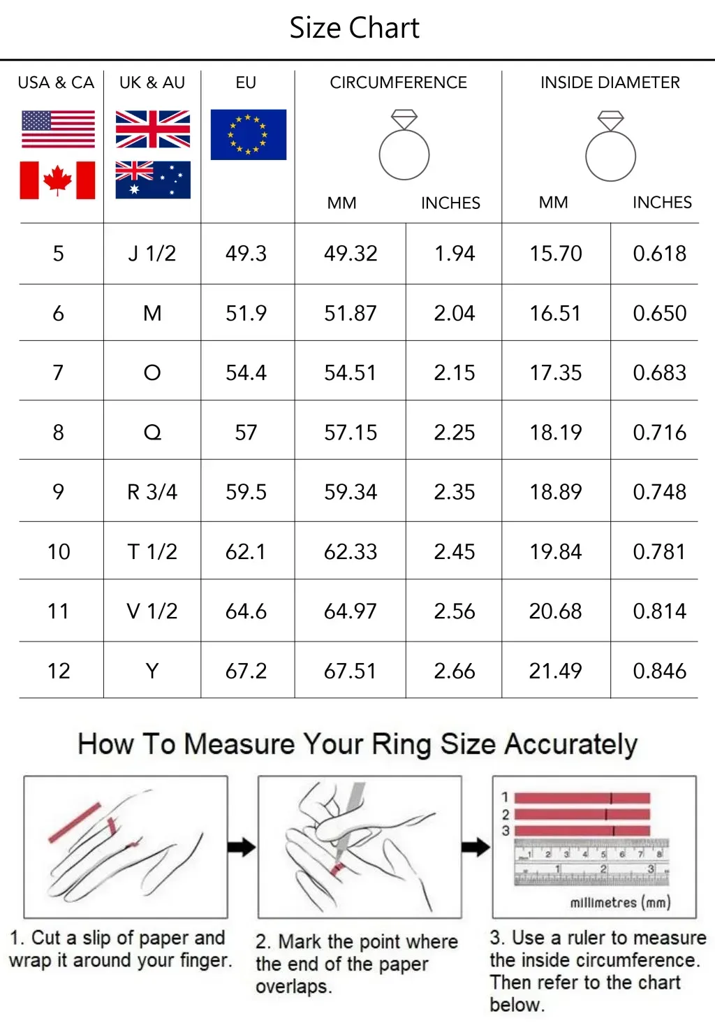 خاتم لانهائي مخصص بجناح الملاك مع جوهرة على شكل قلب ورسالة تذكارية محفورة-هدية عيد ميلاد أو ذكرى سنوية خالدة لها