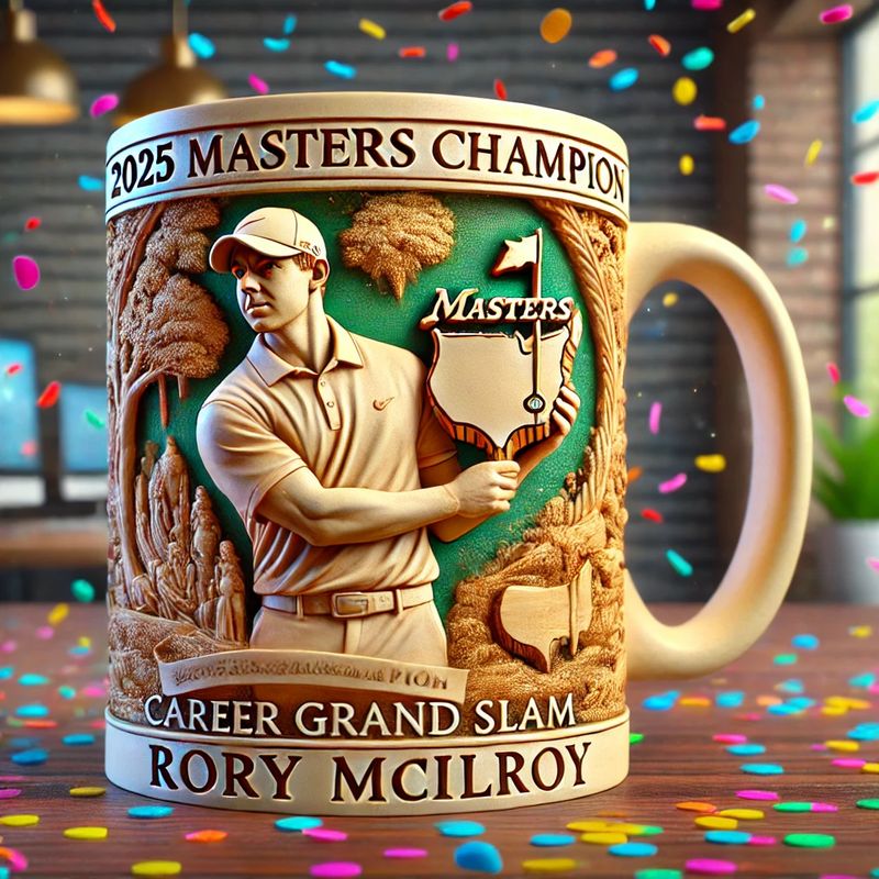 كوب بطل روري McIlroy2025 سادة