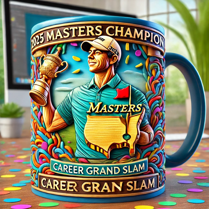 كوب بطل روري McIlroy2025 سادة