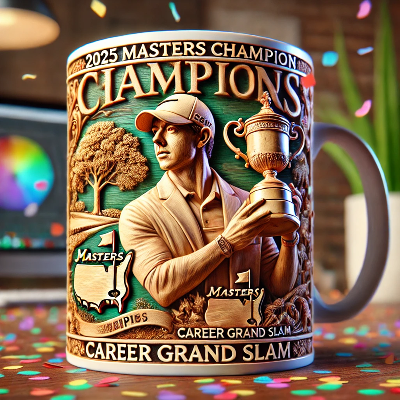 كوب بطل روري McIlroy2025 سادة