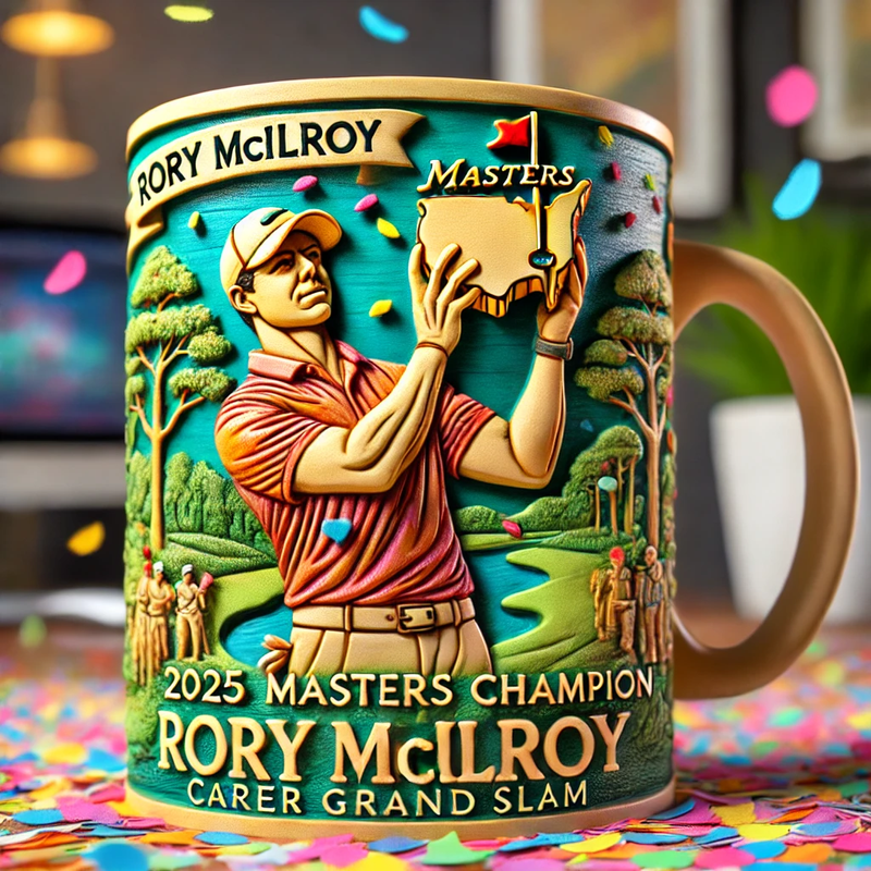 كوب بطل روري McIlroy2025 سادة