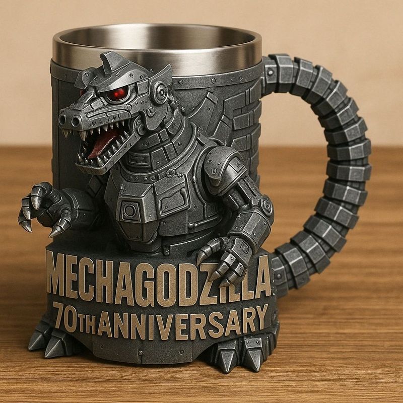 3D-Tasse zum 70. Jubiläum von Godzilla