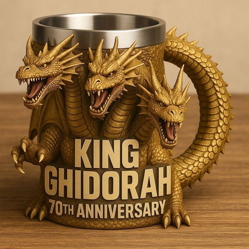 3D-Tasse zum 70. Jubiläum von Godzilla