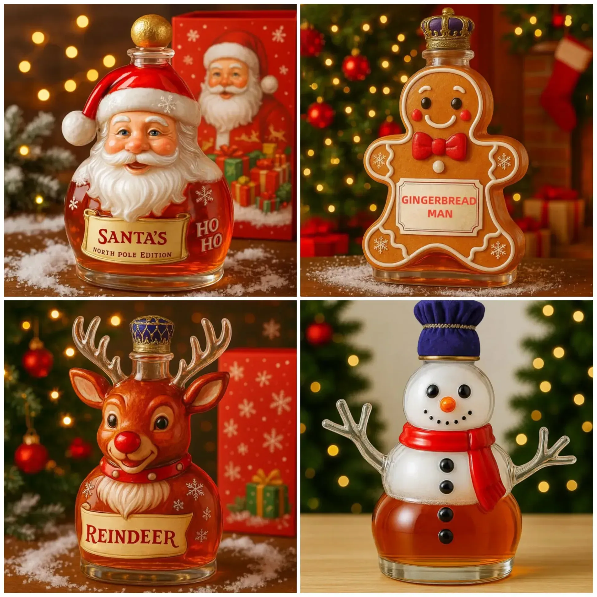 🎅Whiskey bottle for christmas, tools that do not make up for christmas