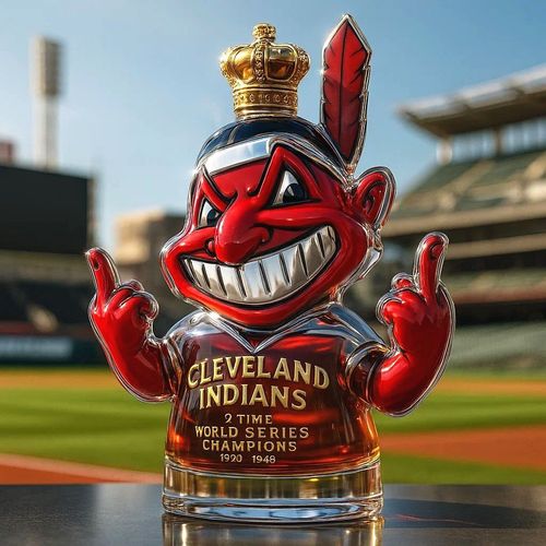 England indian bottle head whiskey waho