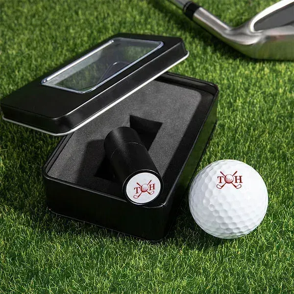 Exclusive custom golf ball stamps-add a personal touch to your golf field test
