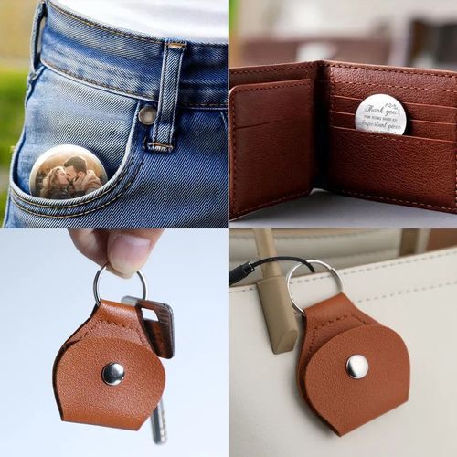 Custom photo thank you for being an invisible piece of my story-hug pocket custom for couple-gift for husband and wife, anniversary