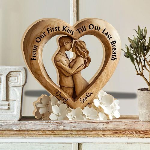 From the first to the latest of our breath-a acrylic painting custom-made couple