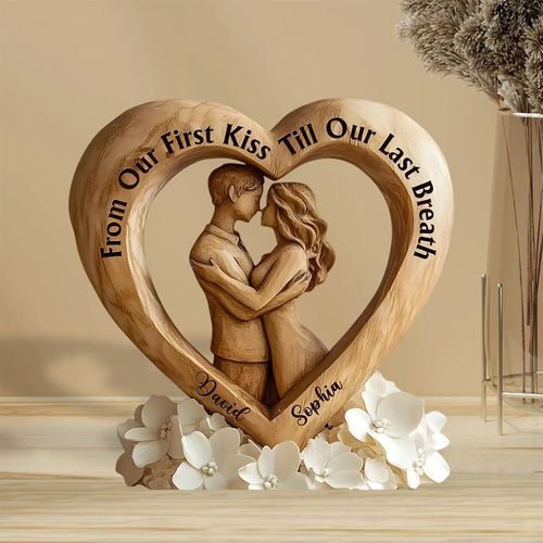 From the first to the latest of our breath-a acrylic painting custom-made couple