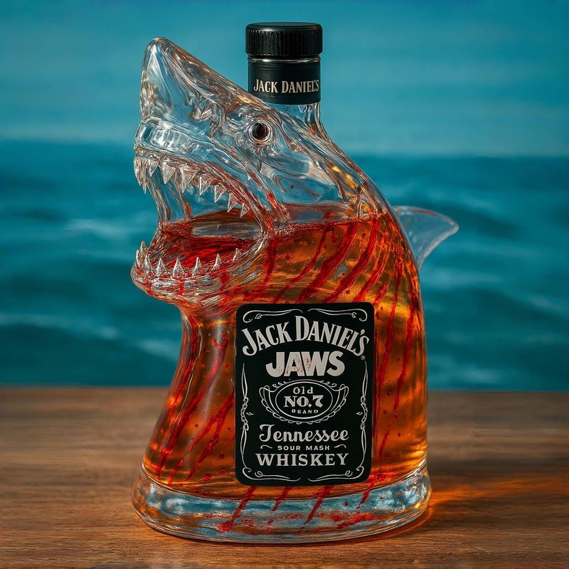 Jaws 50th anniversary whiskey bottle limited edition
