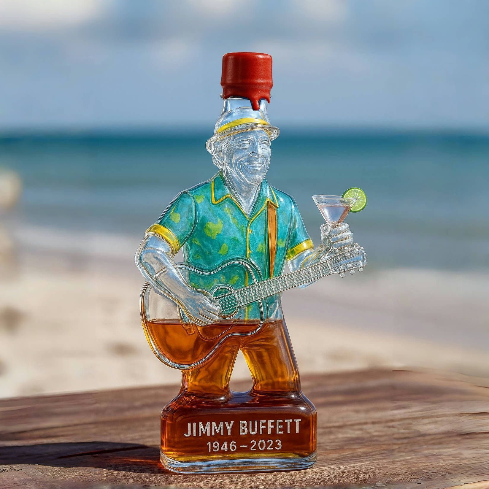 Jimmy baffit 1999-323 souvenir whiskey bottle
