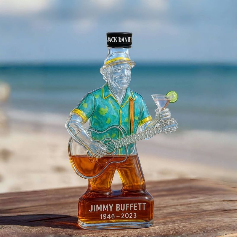 Jimmy baffit 1999-323 souvenir whiskey bottle