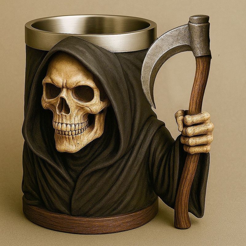 Death come mug, it has to be for all halloween