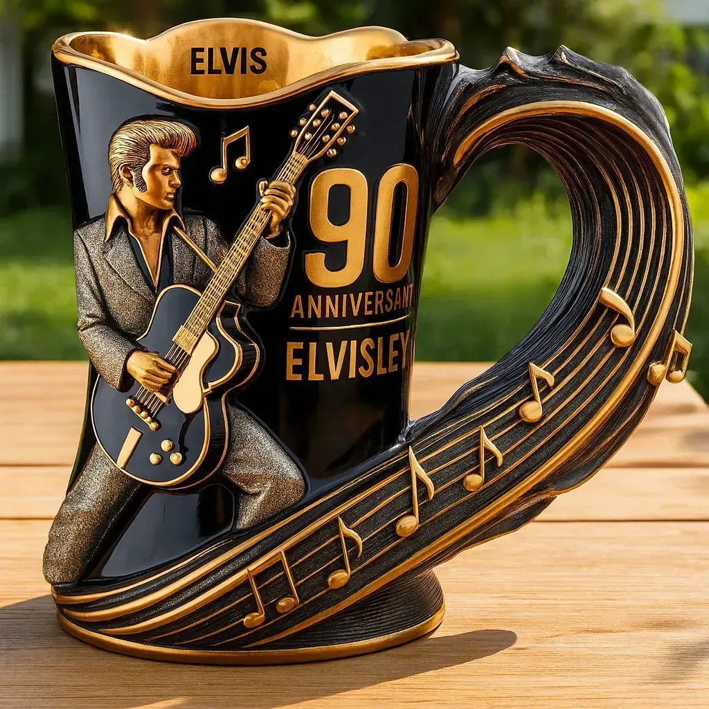 3D elf 90 anniversary mug