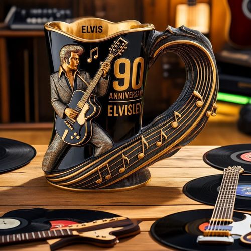 3D elf 90 anniversary mug