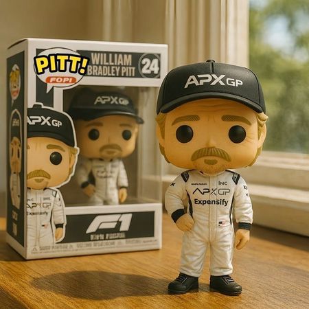 The limited edition of the Brad pet F1 film 2020 pop character-it needs to be for F1 fans