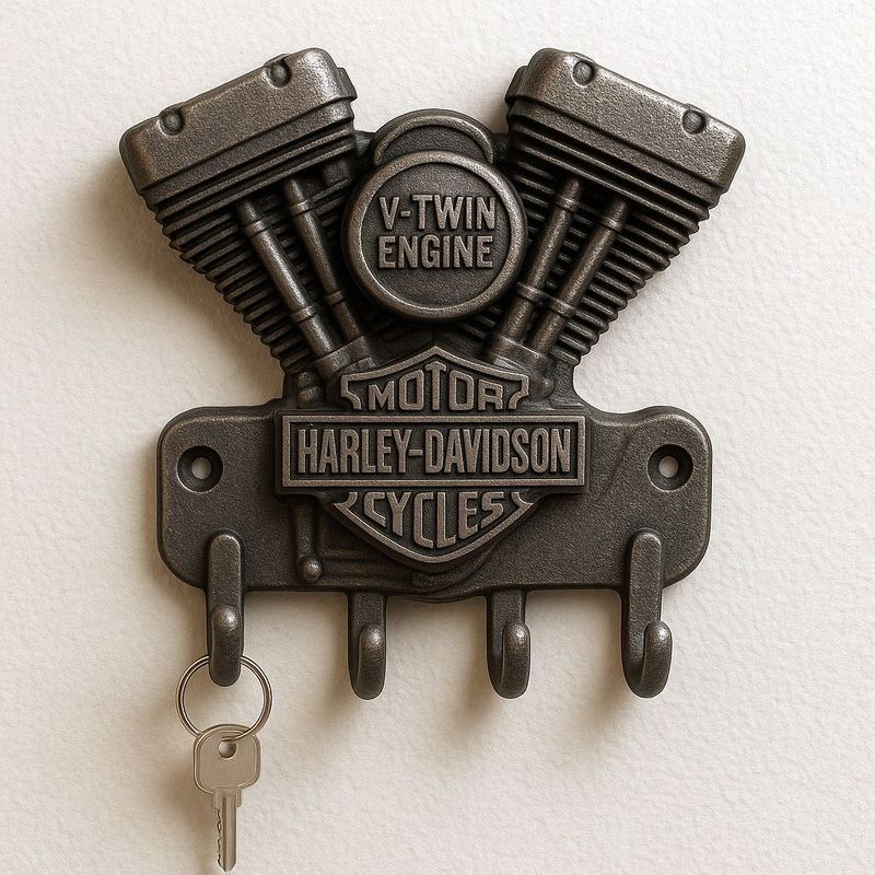 Harley davidson key chain-home key rider