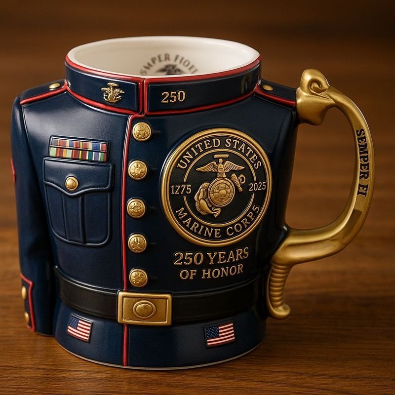 Us marine team-anniversary mug 250