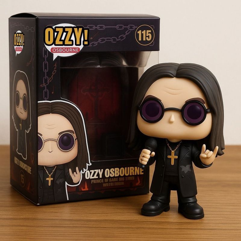 Ozzy osborn memorial doll