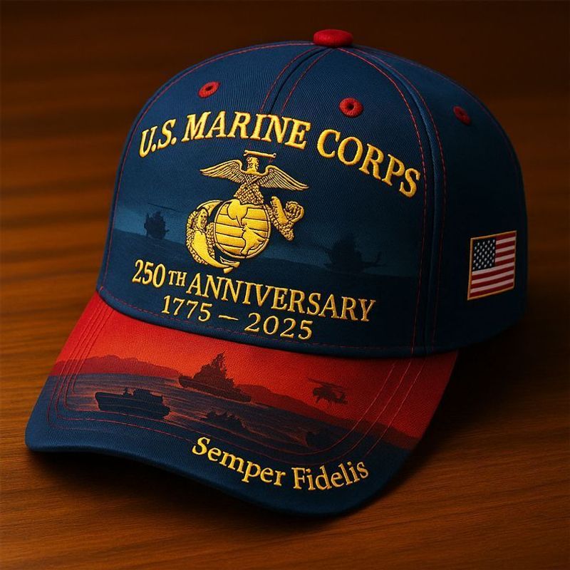250-year anniversary hat on the us navy