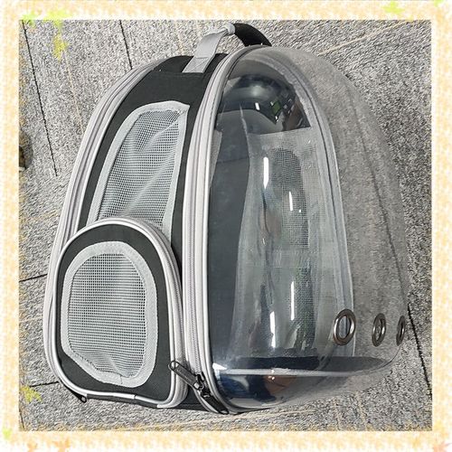 轻量级可扩展猫载体透明泡沫背包猫手提包背包航空公司认可的胶囊设计