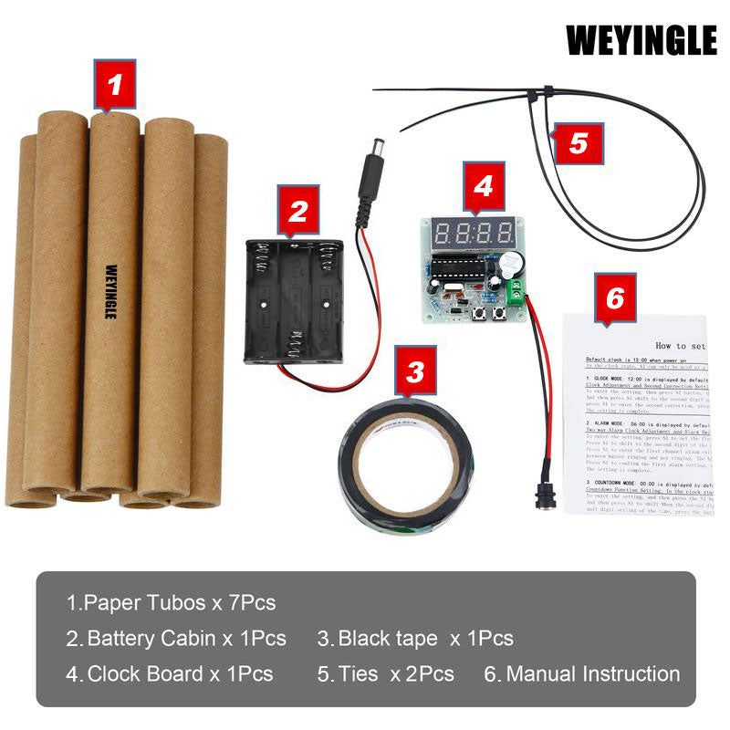 Dynamite Shaped Clock