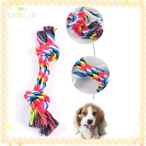 1PCS Cotton Dog Rope Toy Knot Rope Bone Puppy