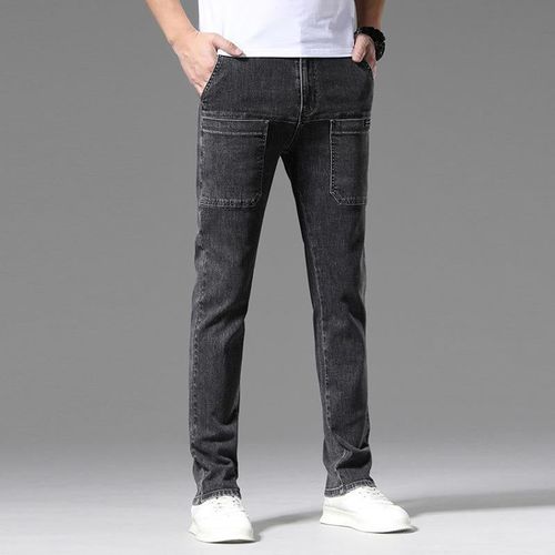 Herren-Stretchjeans Mit Mehreren Taschen