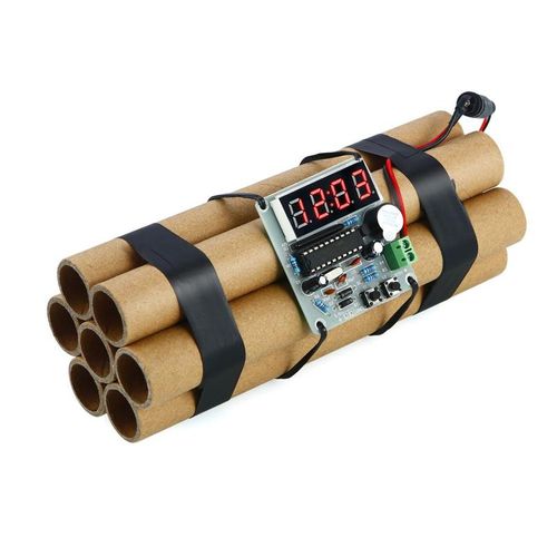 Dynamite Shaped Clock