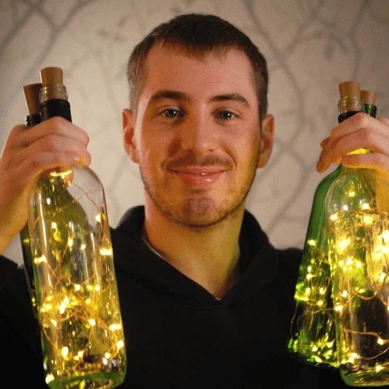 Star bottle lamp