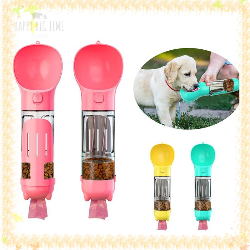 Portable Pet Dog Water Bottle Food Feeder For Pet Dogs