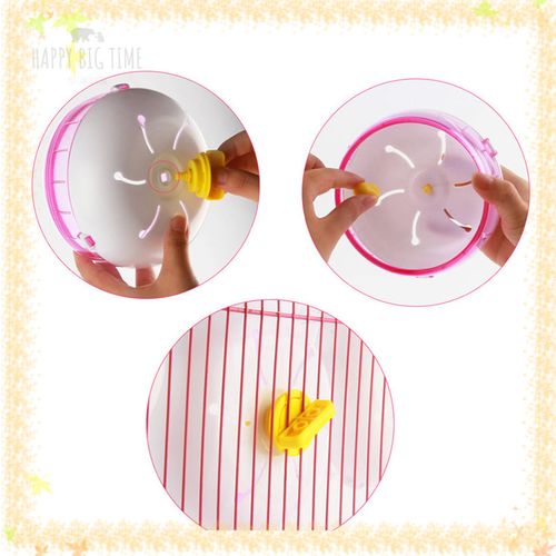 3 Size Hamster Running Disc Toy Silent Rotatory