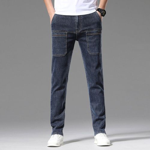 Herren-Stretchjeans Mit Mehreren Taschen