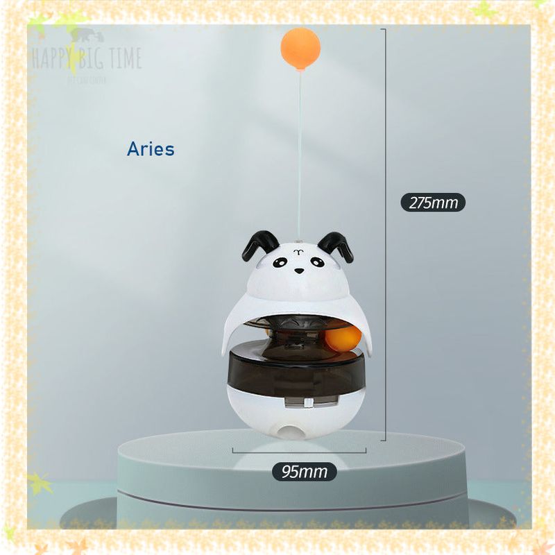 Pet Tumbler Leaking Food Ball Tease Stick Educational Toy To Relieve Boredom Pet Supplies