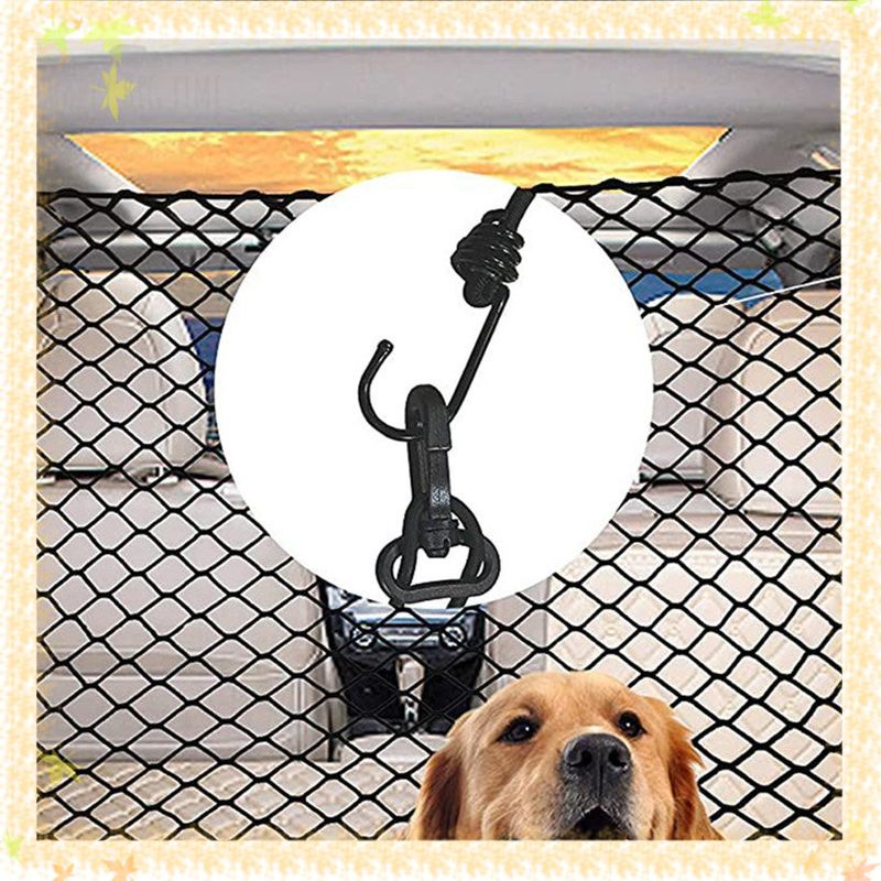 Practical Car Boot Pet Separation Net Fence Safety Barrier