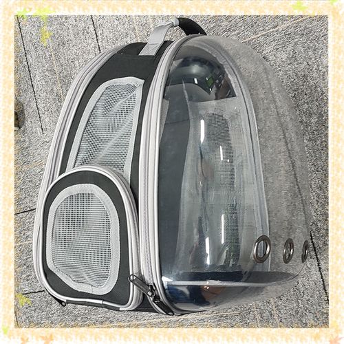 Lightweight Expandable Cat Carrier Clear Bubble