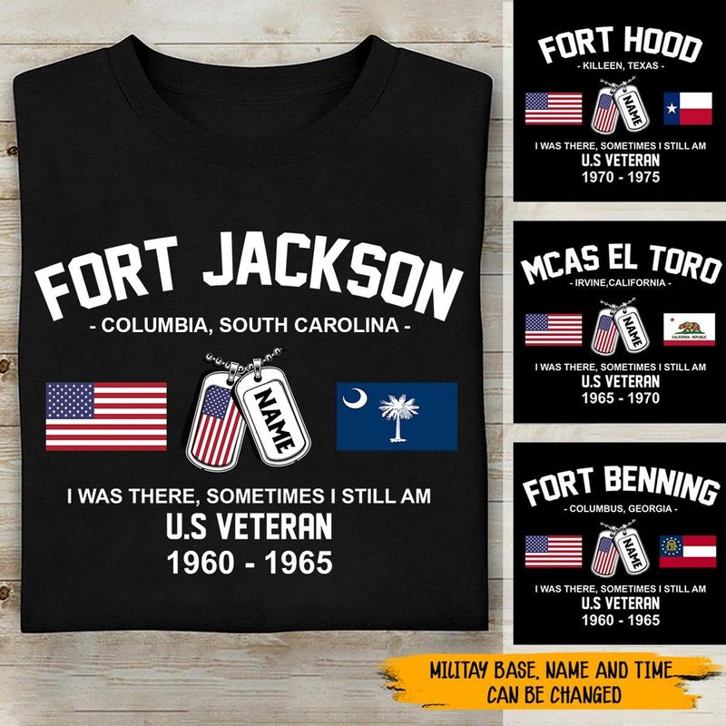 老兵定制衬衫军事基地我在那里有时我仍然是个性化的礼物